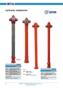 Hydranty nadziemne 8005 i 8855. Jafar